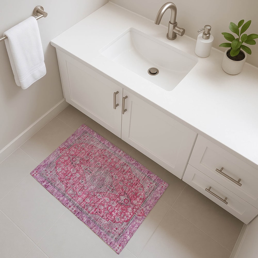 Premium Washable Super Soft Vintage Traditional Mayfield Rug