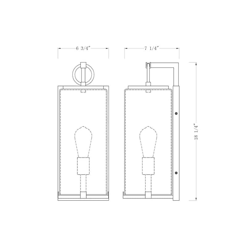 Z-Lite 592M Sana 19" Tall Outdoor Wall Sconce