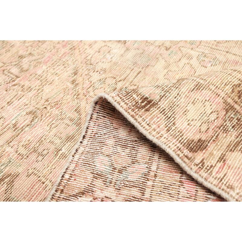 ECARPETGALLERY Hand-knotted Antalya Vintage Copper Wool Rug - 4'11 x 6'11