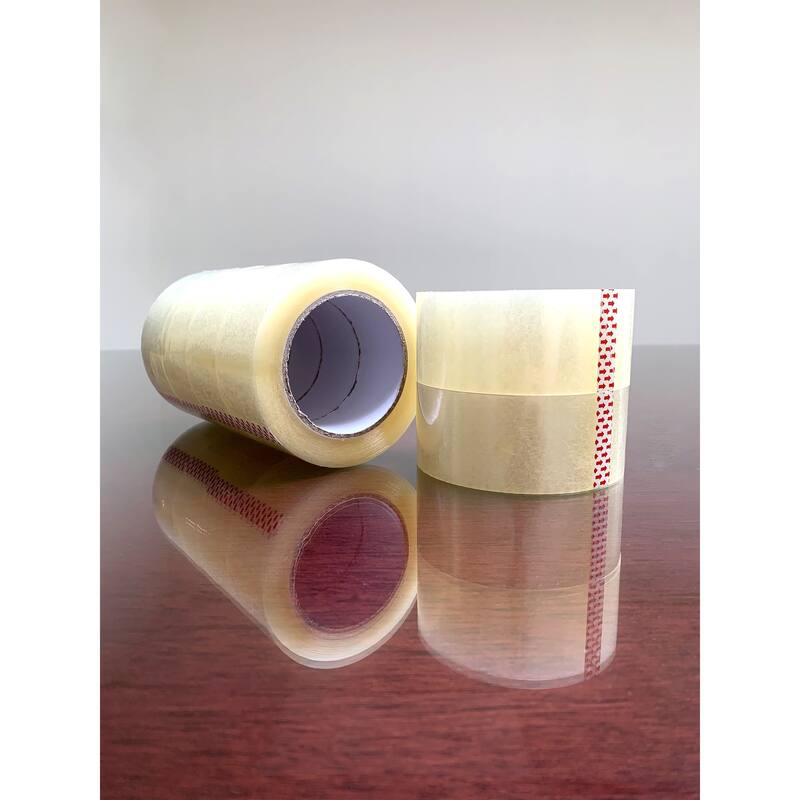 HS Premium Tape, (36 Rolls of 100m Long Each), 1.9" Wide, 2 mil Thickness - Clear