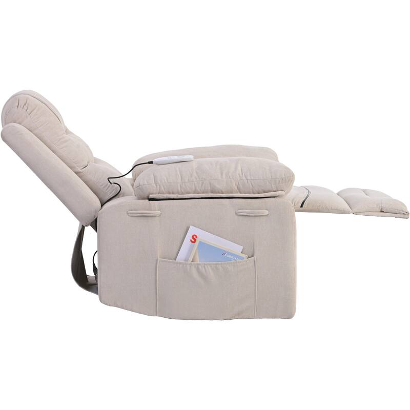 Massage Recliner Chair Power Lift Chair for Elderly with Adjustable Massage and Heating Function