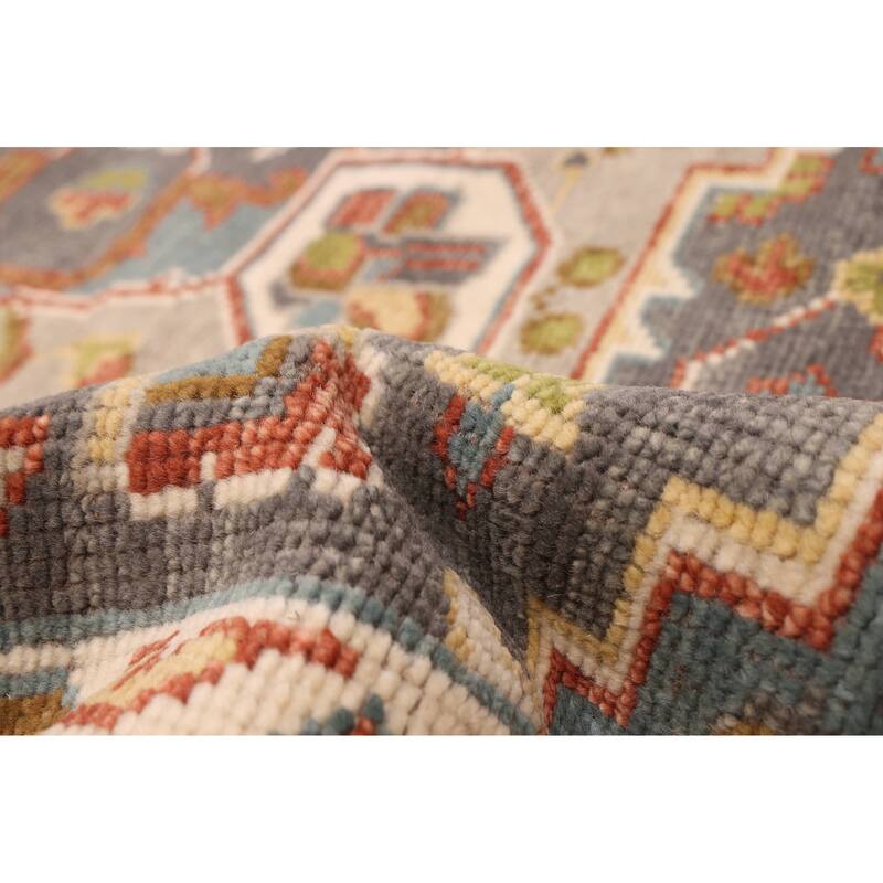 ECARPETGALLERY Hand-knotted Jules Serapi Dark Grey Wool Rug - 9'3 x 12'1