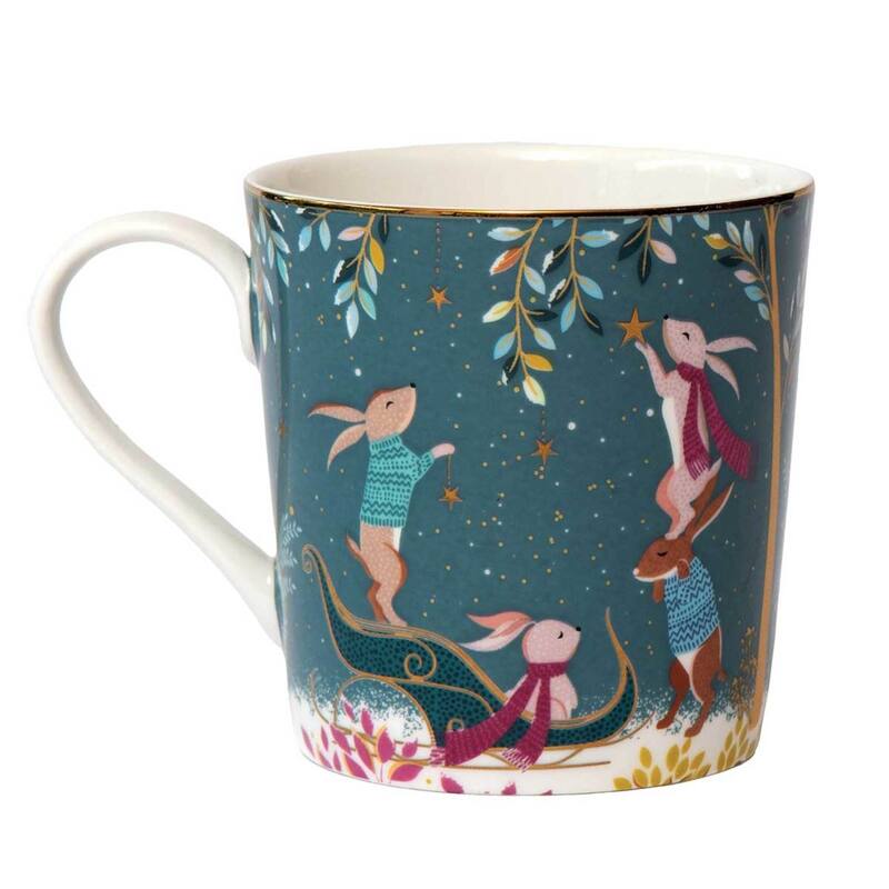 Portmeirion Sara Miller Woodland Tales Mug, Skaters