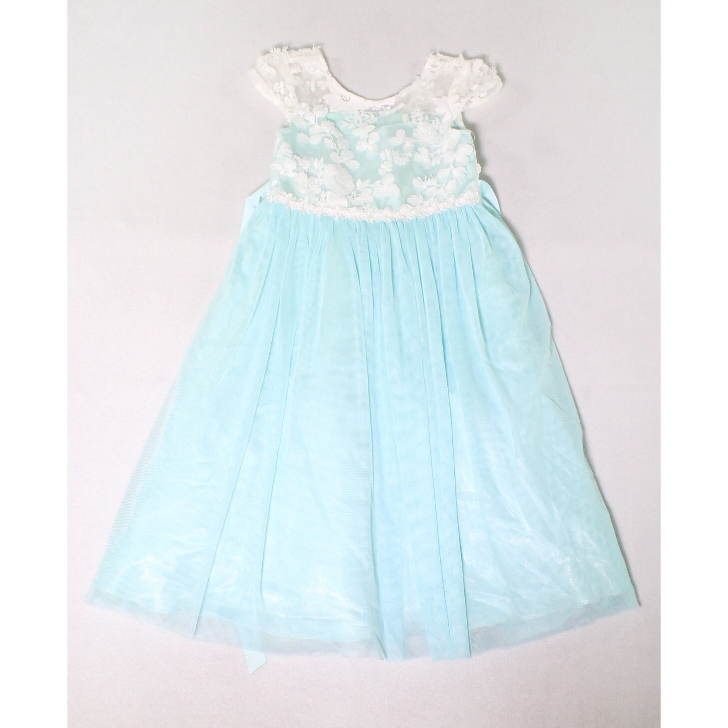 rare editions floral embroidered dress