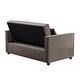 preview thumbnail 11 of 18, Loveseat Couches Chair Velvet Upholstered Sofa with Pull out Multifunctional Sofa Bed and Adjustable Backrest, Plastic Feet