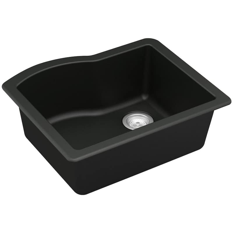 Karran USA QU-671 Quartz QU 24" Undermount Single Basin Quartz