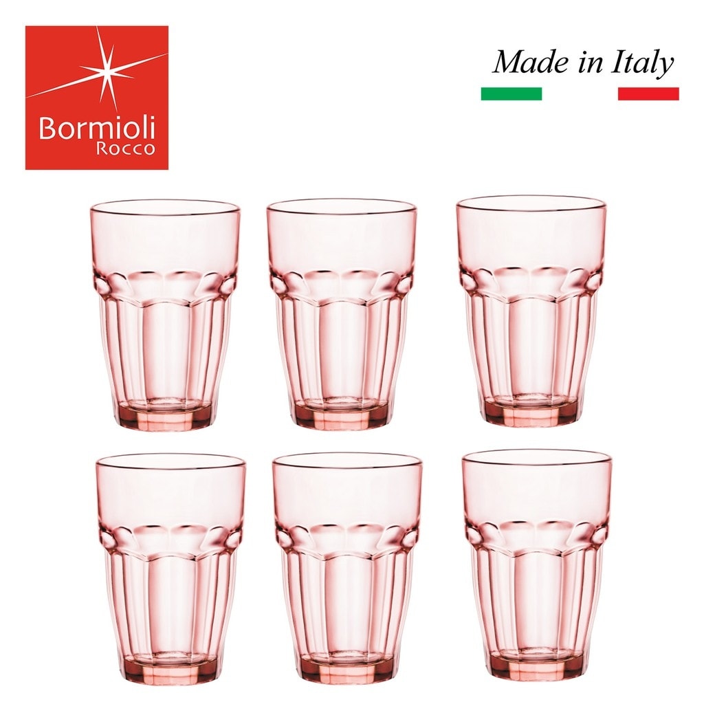 Bormioli Rocco Rock Bar Stackable Juice Glasses, Set of 6