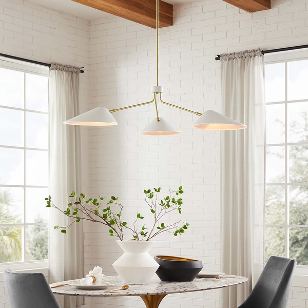 3 arm pendant light top