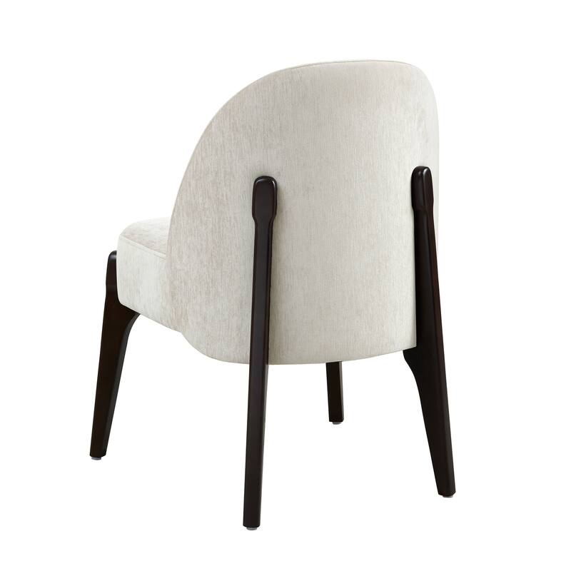 Oslo Chenille Wood Side Chair Set of 2