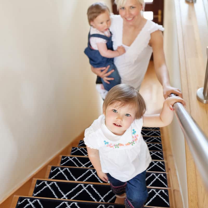 SUSSEXHOME Vintage Collection Stair Treads Polypropylene 9"x28"
