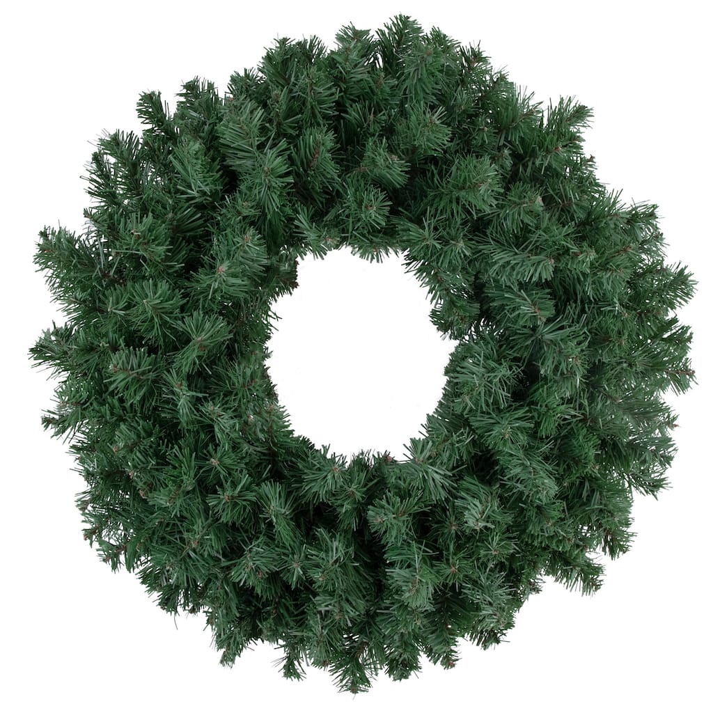 Colorado Spruce Artificial Christmas Wreath 24-Inch Unlit - 24"