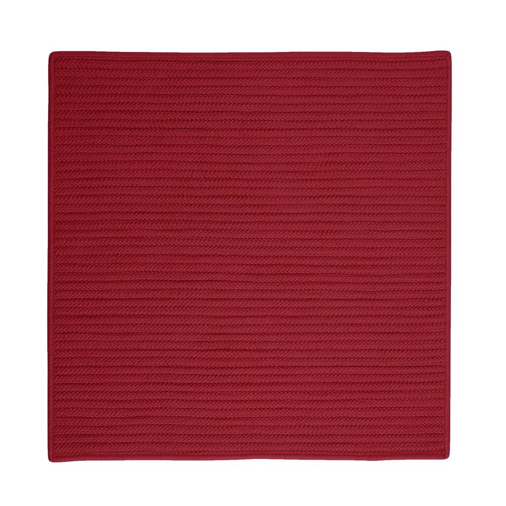 Sunset Solid SQUARE In-Outdoor Braided Area Rug