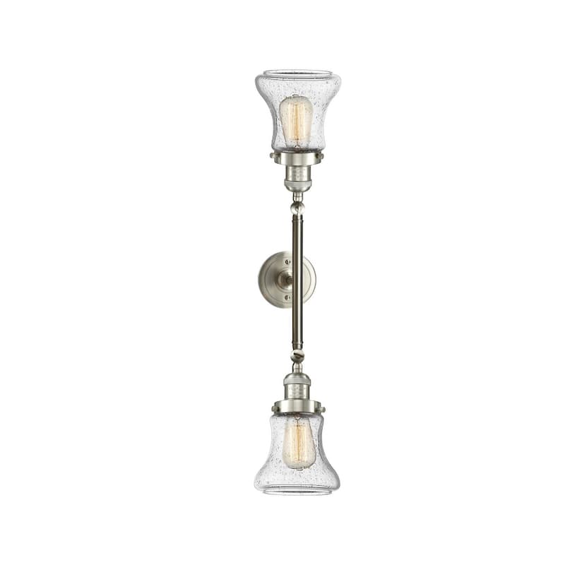Innovations Lighting Bellmont 2 Light 24" Wide Bathroom Vanity Light - Brushed Satin Nickel / Seedy