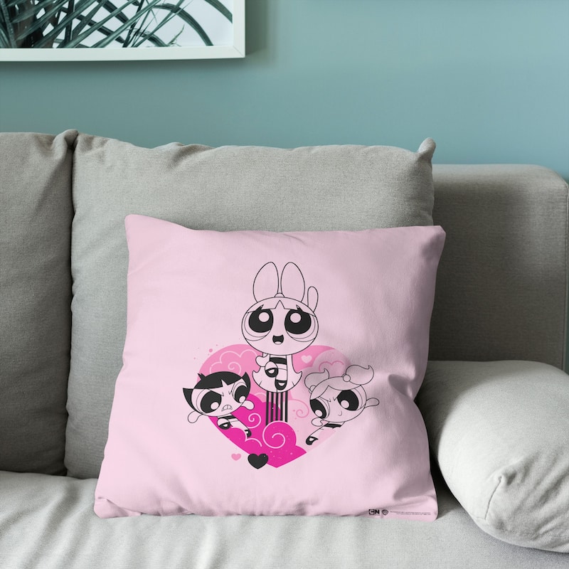 Warner Brothers Powerpuff Girls Throw Pillow