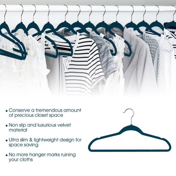 Natural Canvas Padded Hangers w/Chrome Hook & Clips - Closet Hanger Factory