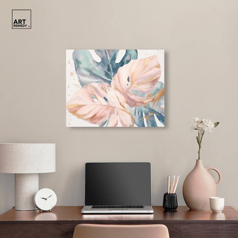 Golden Spritz Canvas by Art Remedy, Gallery Wrapped
