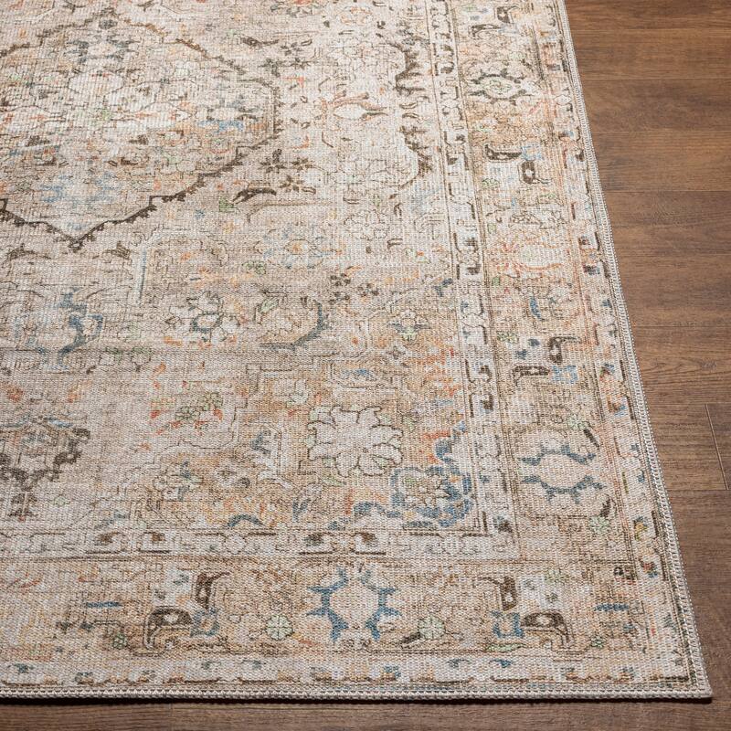 Artistic Weavers Naissac Traditional Medallion Machine Washable Area Rug