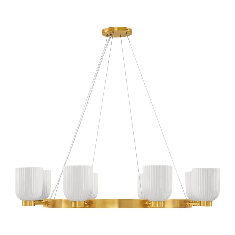 Savoy House 1-3173-8 Isla Blanca 8 Light 40" Wide Chandelier