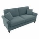 preview thumbnail 33 of 111, Coventry 73W Sofa by Bush Furniture Turkish Blue Herringbone