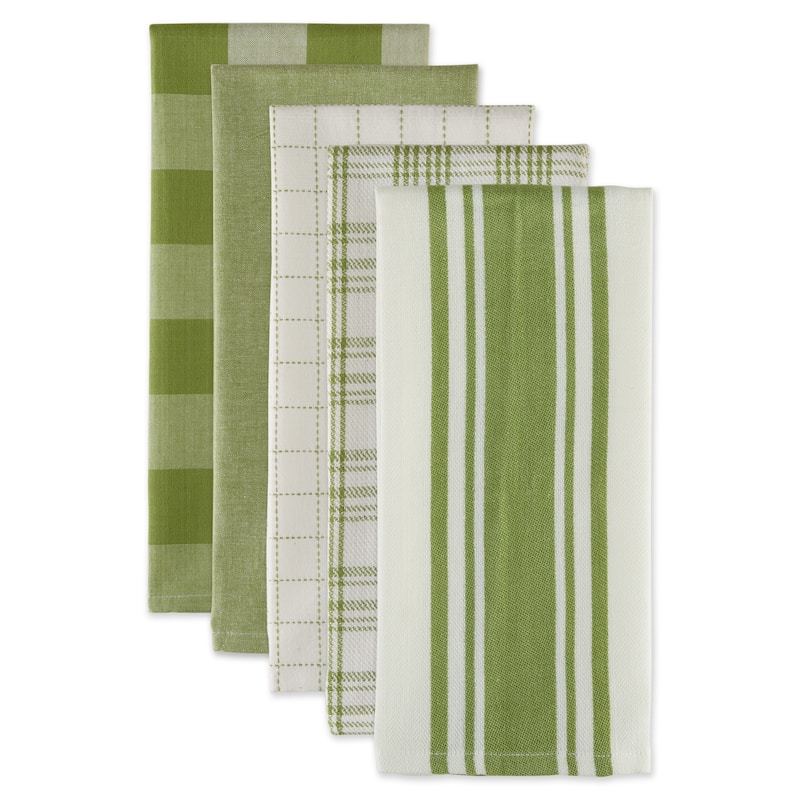 DII Asst Vintage Everyday Dishtowel (Set of 5)