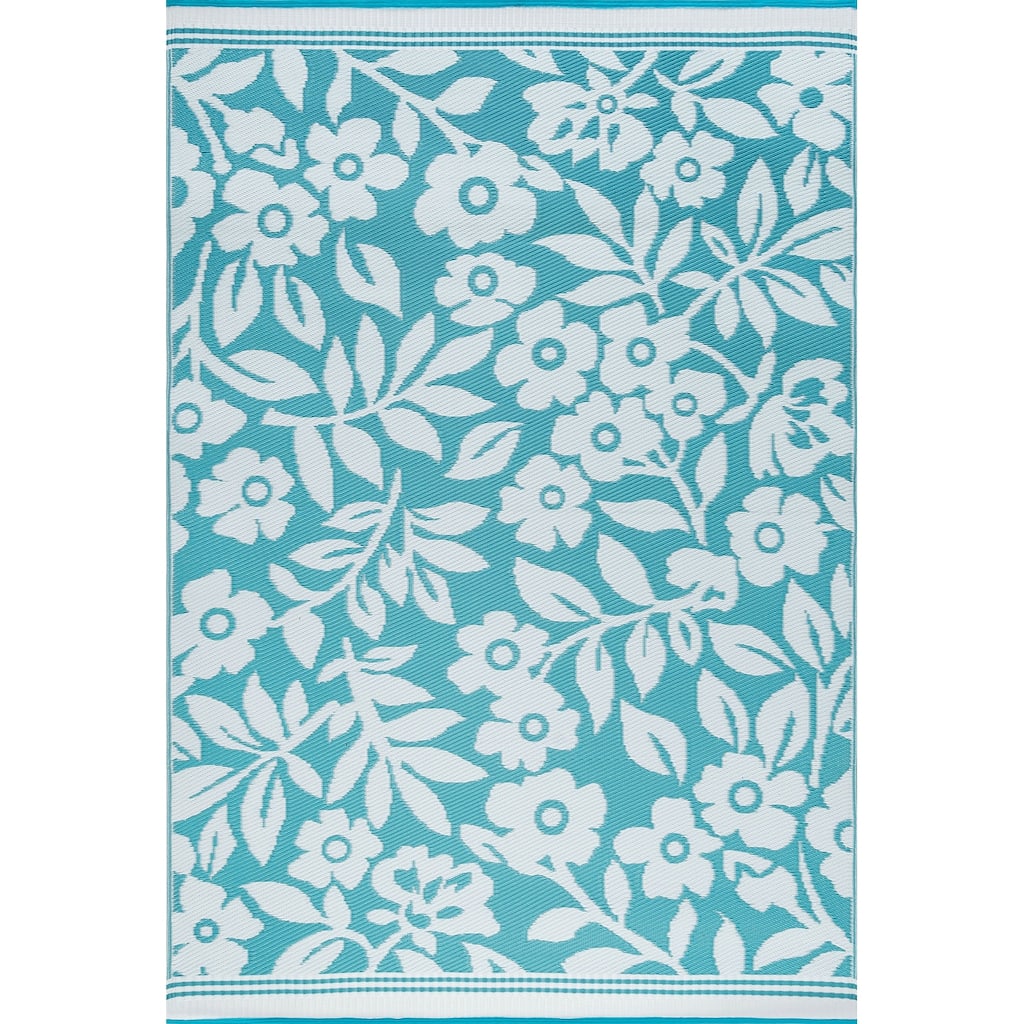 Sundown Beach Floral Indoor/Outdoor Area Rug