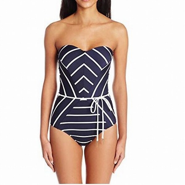 seafolly strapless one piece