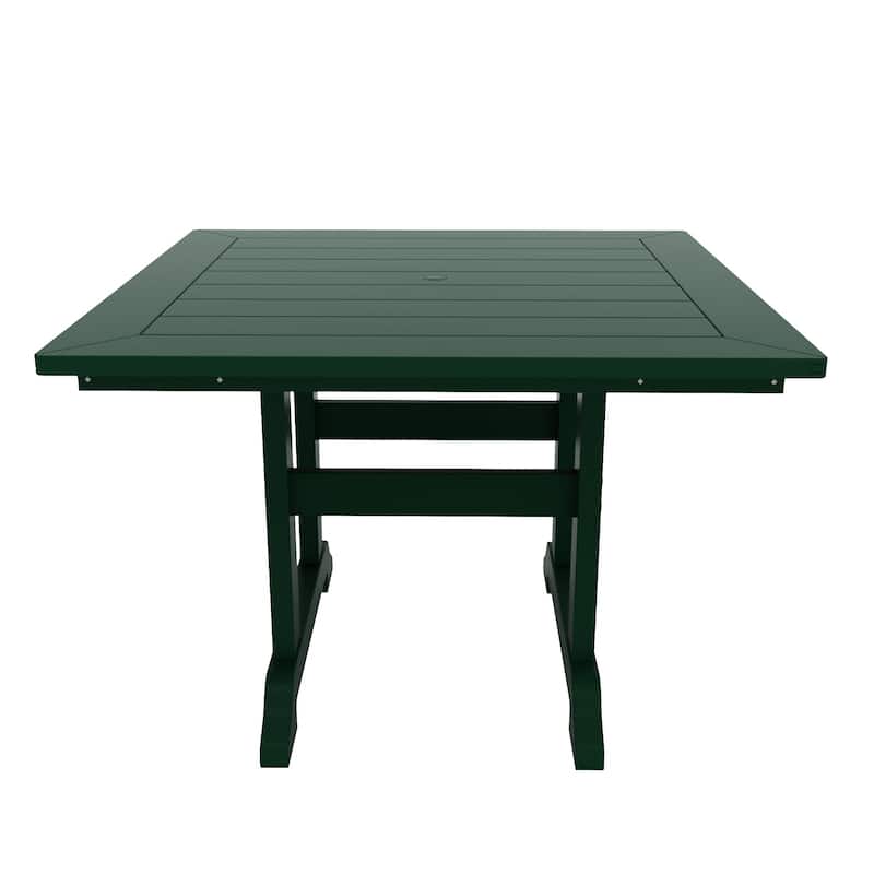 Altura 5-Piece Square Poly Eco-Friendly All Weather Outdoor Dining Set with Armchairs