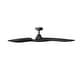 preview thumbnail 7 of 9, Modern Black 3-Blade 52" Indoor Outdoor Ceiling Fan with Remote, No Light