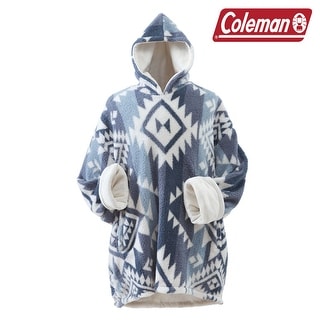 Coleman Oversized Super Soft Wearable Hoodie Throw Blanket - Bed Bath ...