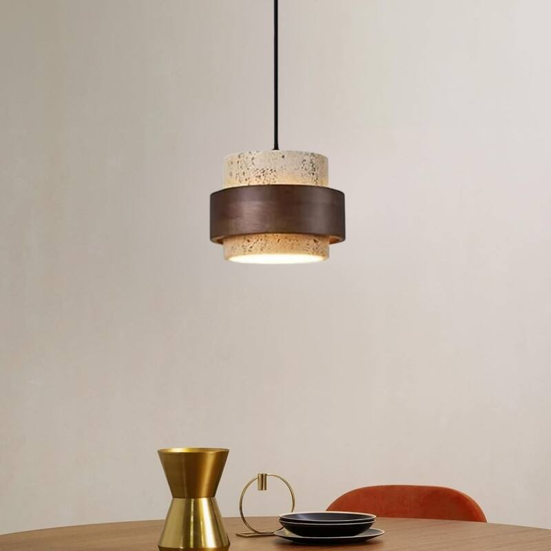 Industry light fixture natural dining room light wood, natural pendant light