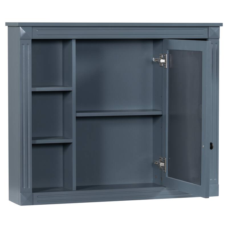 35'' x 28'' Wall Mounted Bathroom Medicine Cabinet - 35" x 7" x 29"