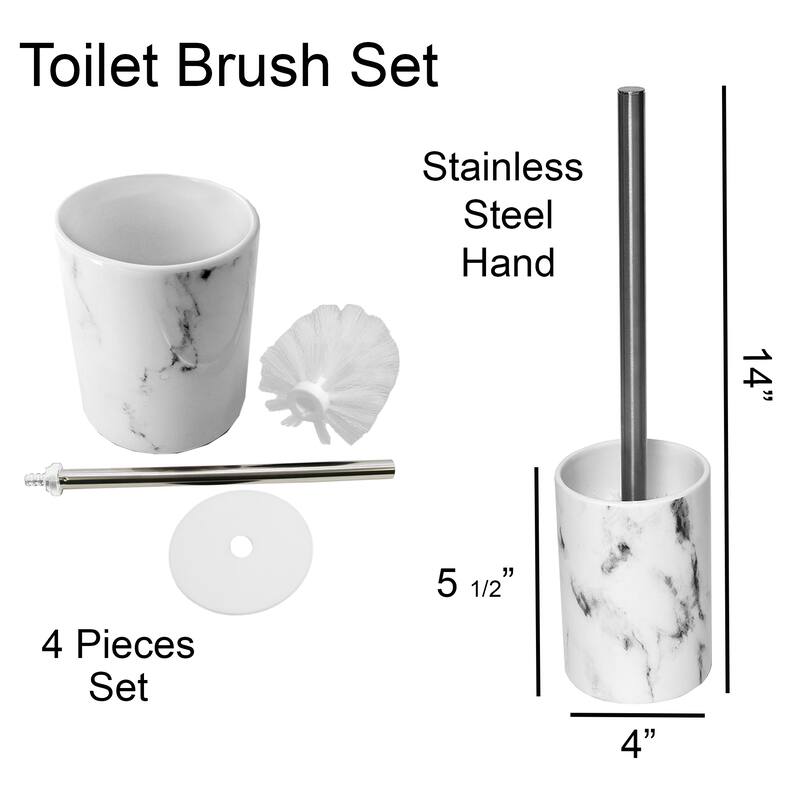 Marble Collection Bath Accessory Set Pieces