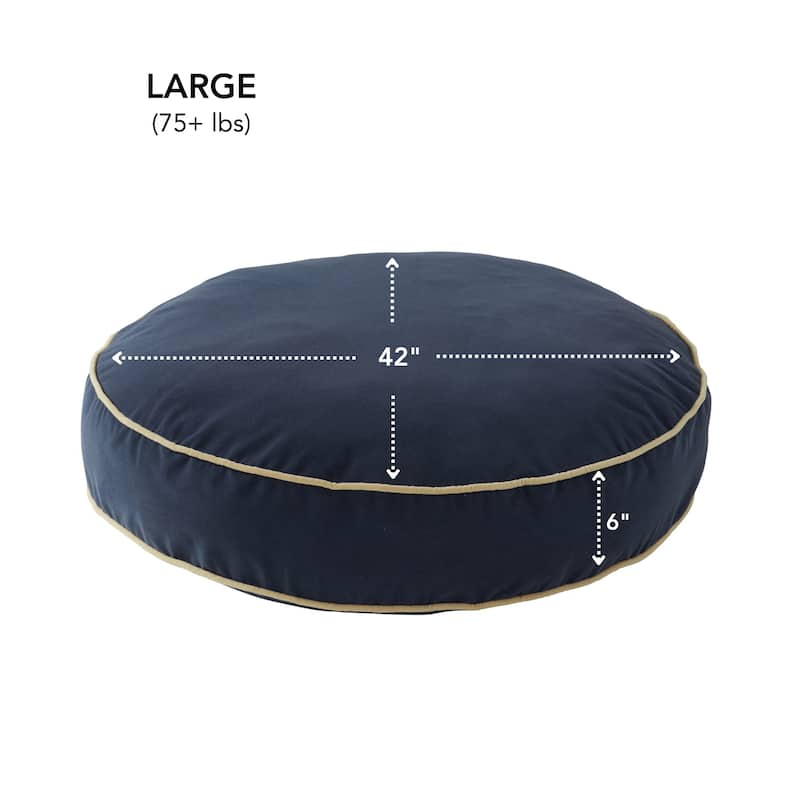 Scout Round Reversible Pillow Dog Bed