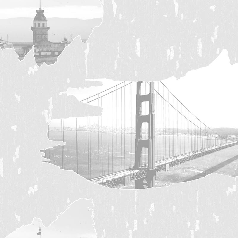 SUSSEXHOME Removable Wallpaper-Waterproof, Strippable, Light Resistance & Cleanable Wall Paper Roll-Wallpaper-Istanbul