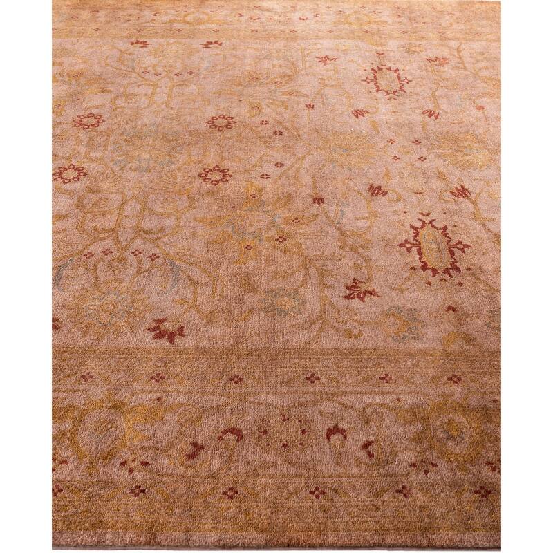 Overdyed One-of-a-Kind Hand-Knotted Area Rug - Brown - 8' 1" x 10' 4"