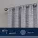 preview thumbnail 5 of 17, Nautica Caspian Light Filtering 54" x 84" Textured Rod Pocket Window Curtain Panel Pair