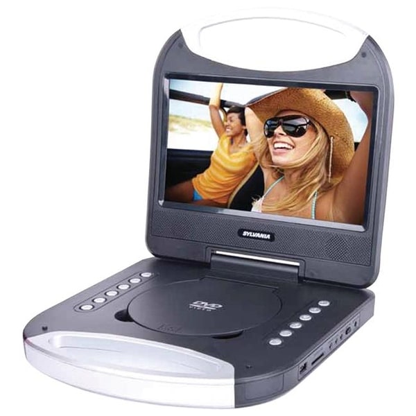 Sylvania 10 in. Portable DVD Player With Integrated Handle - Black