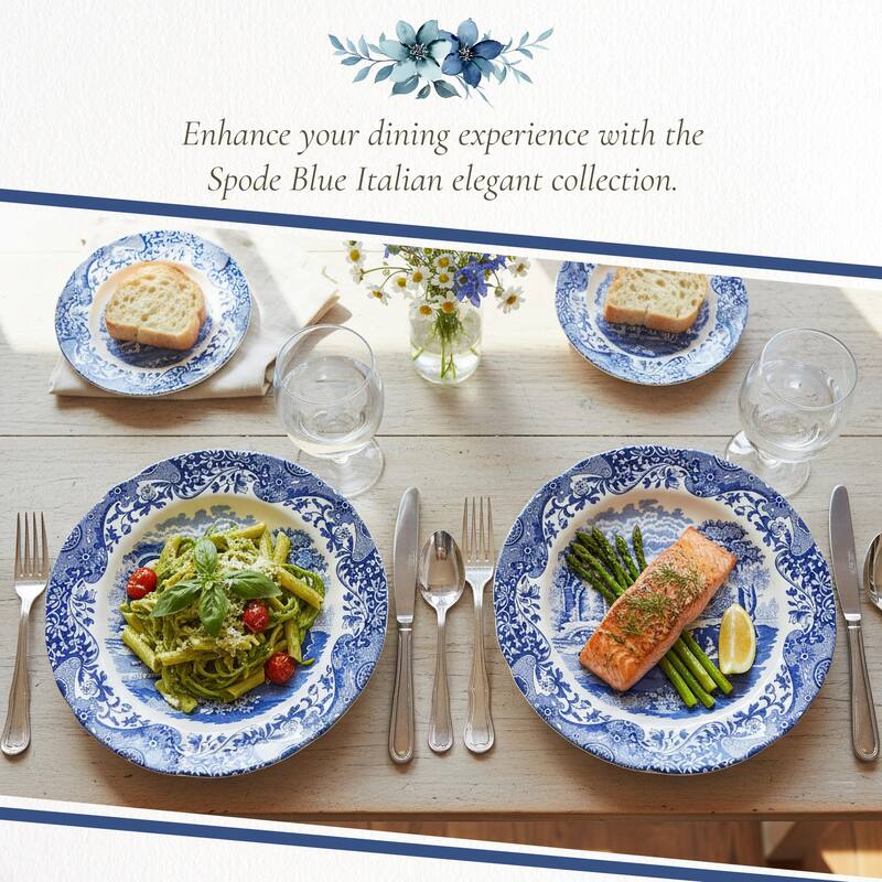 Spode Blue Italian Collection Round Plate