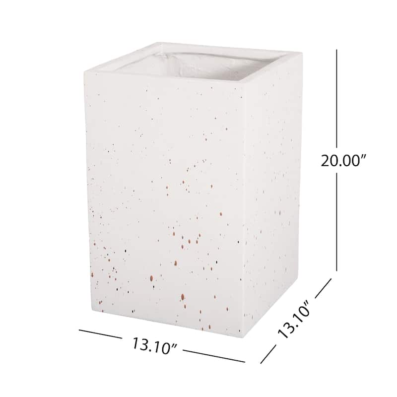 Durable Outdoor Planter Box Planter Pot with Drainage and Rubber Plug