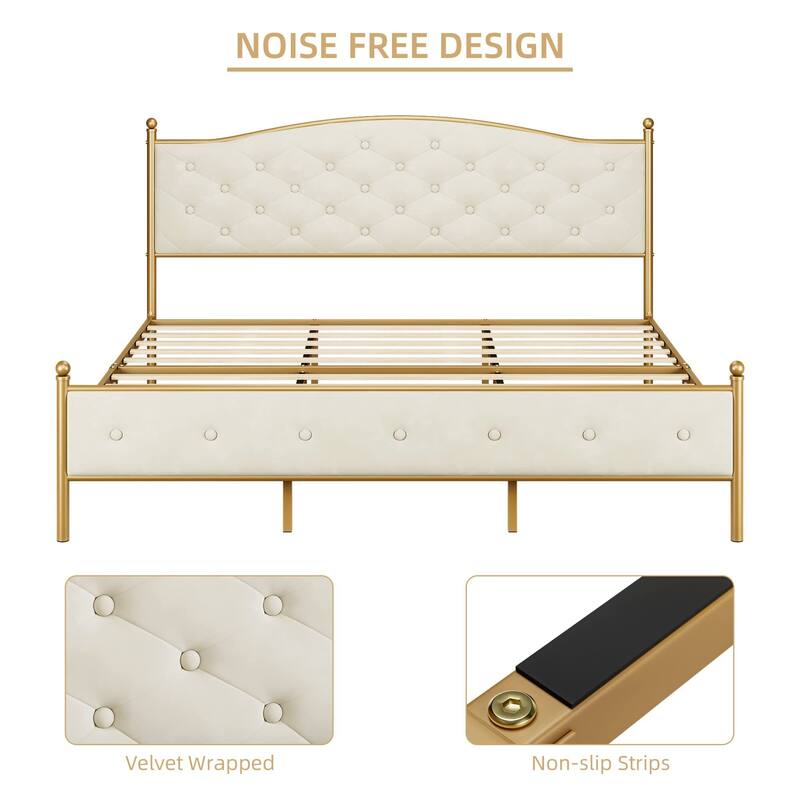 Upholstered Platform Bed