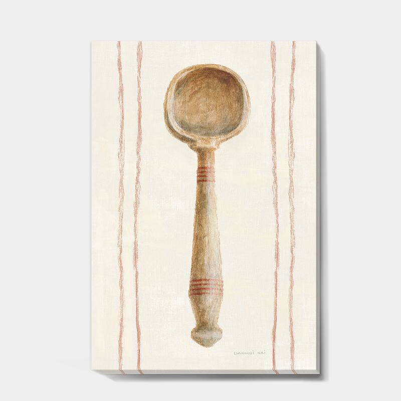 Designart "Farm Kitchen IV" Kitchen Canvas Art - Brown