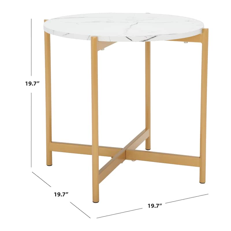SAFAVIEH Mintie Accent Table - 20" W x 20" D x 20" H - 20Wx20Dx20H