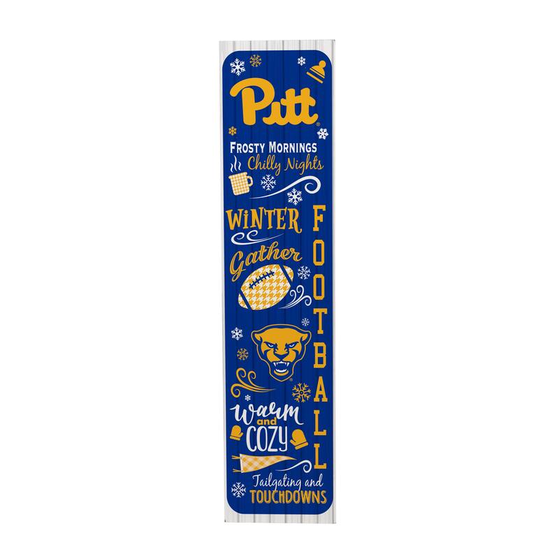 47" Double Sided Seasonal Porch Leaner, University of Pittsburgh - 47" x 11.25"