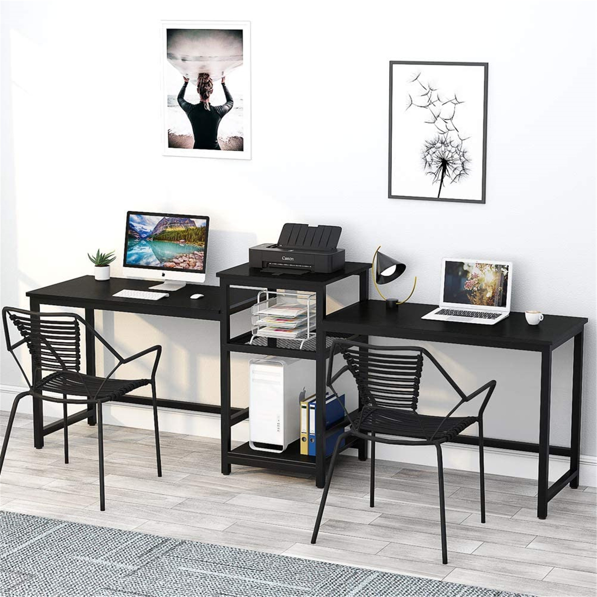 Extra long shop desk table