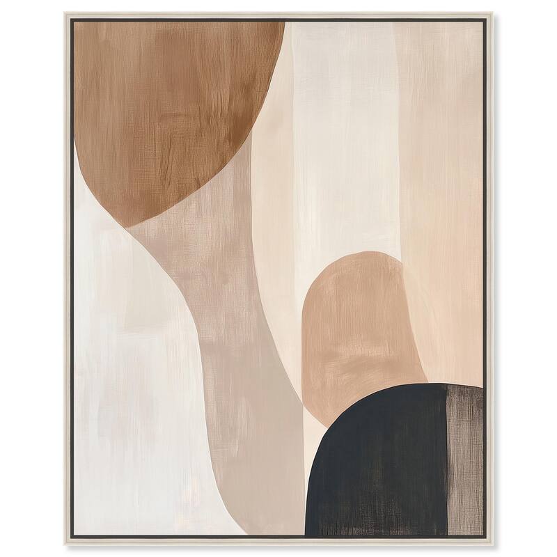 Faded Warmth I Canvas by Art Remedy - Silver - 36" x 45"