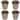 Arabella Outdoor Flower Pot Planter - Beige - 20-Inch - 4-Pack