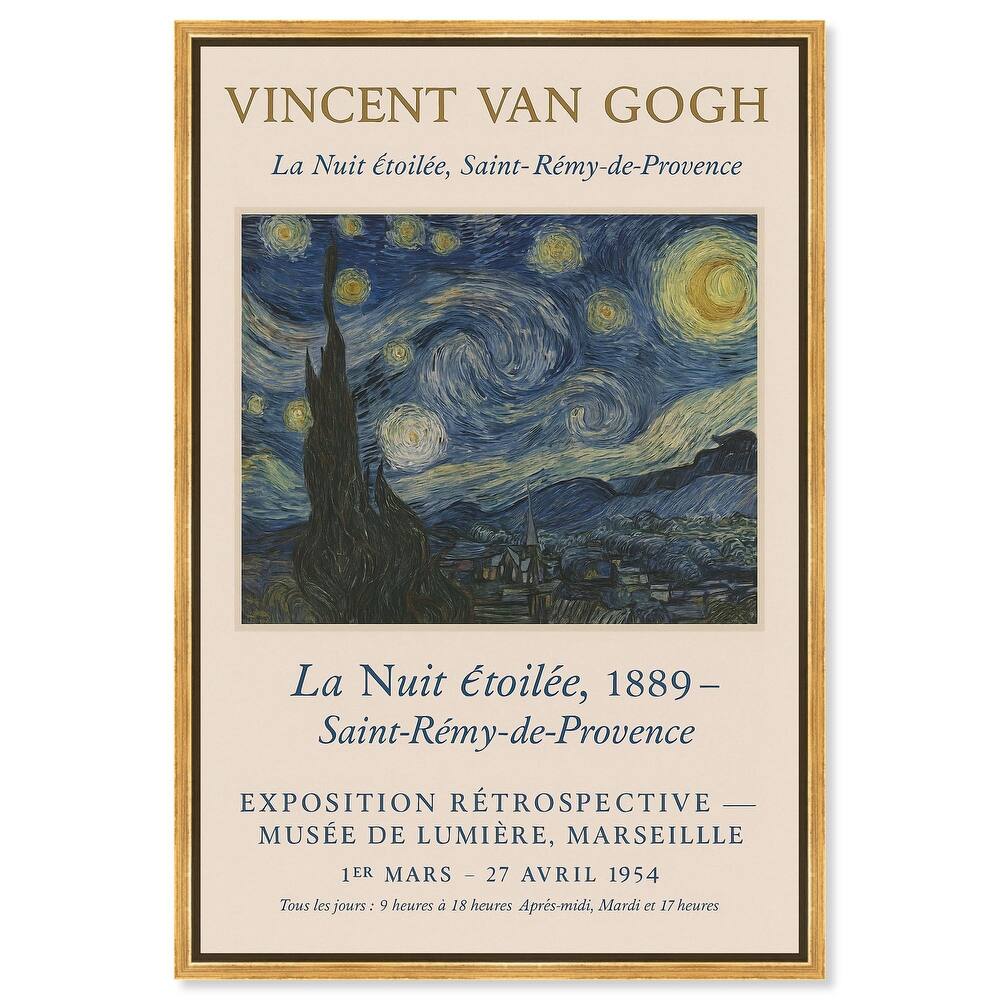 Starry Night Canvas by Art Remedy