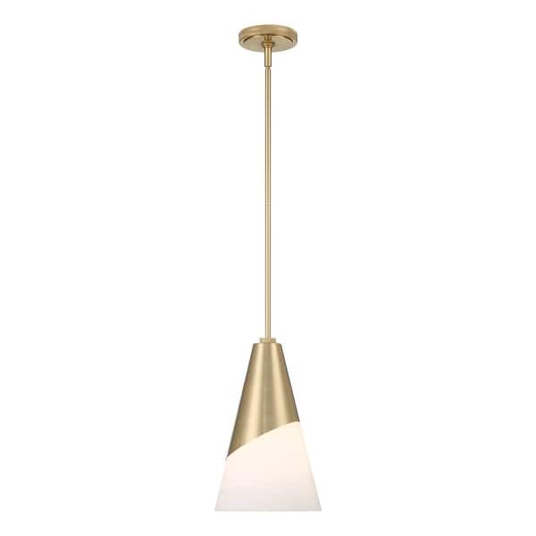 slide 2 of 7, Brian Patrick Flynn Tori 1 Light Vibrant Gold Pendant