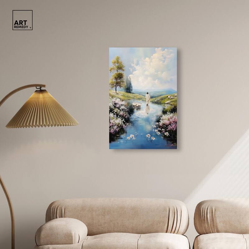 Caretaker's Calm Crossing I Canvas by Art Remedy, Gallery Wrapped