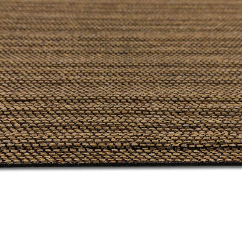 Mohawk Home Jacquard Ribbed Brown 2' X 3' Door Mat - 2' x 3'